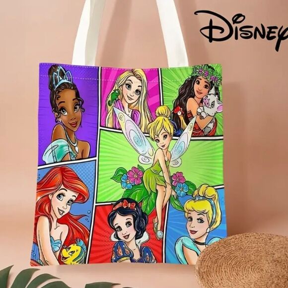 Disney Princesses Canvas Tote Bag - Picture 1 of 3